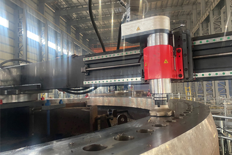 风电法兰端面加工机