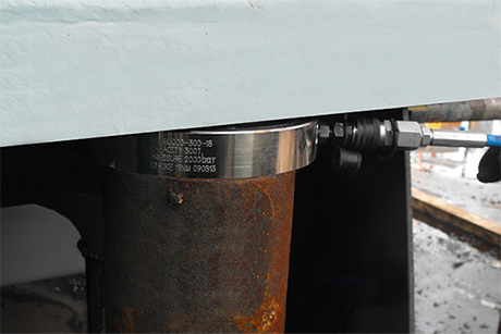 大型设备安装微调